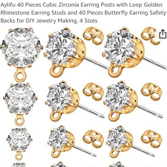 New Hand Crafted Oregon Ducks 🦆 Bling Themed Post, Dangling Earrings - Picture 6 of 9